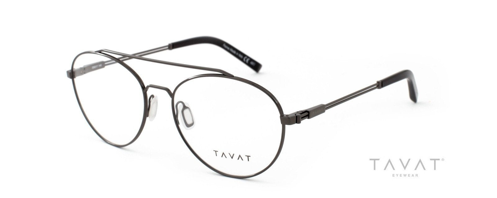 Alexander Daas - Tavat Felix EX227T Eyeglasses - Gun Metal - Side View