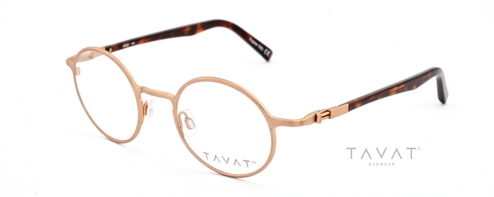 Alexander Daas - Tavat Harry EX217T Eyeglasses - Gold Satin Havana - Side View