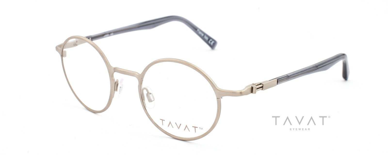 Alexander Daas - Tavat Harry EX217T Eyeglasses - Silver & Grey Blue - Side View