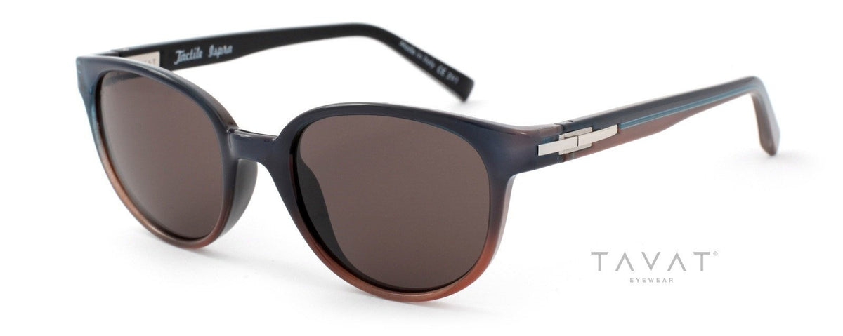 Alexander Daas - Tavat Ispra TT305 Sunglasses - Romantic Blue & Peach Grey - Side View