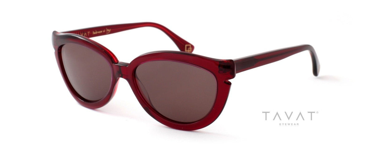 Alexander Daas - Tavat Kida TV004 Sunglasses - Fuchsia &amp; Sunset Grey - Side View