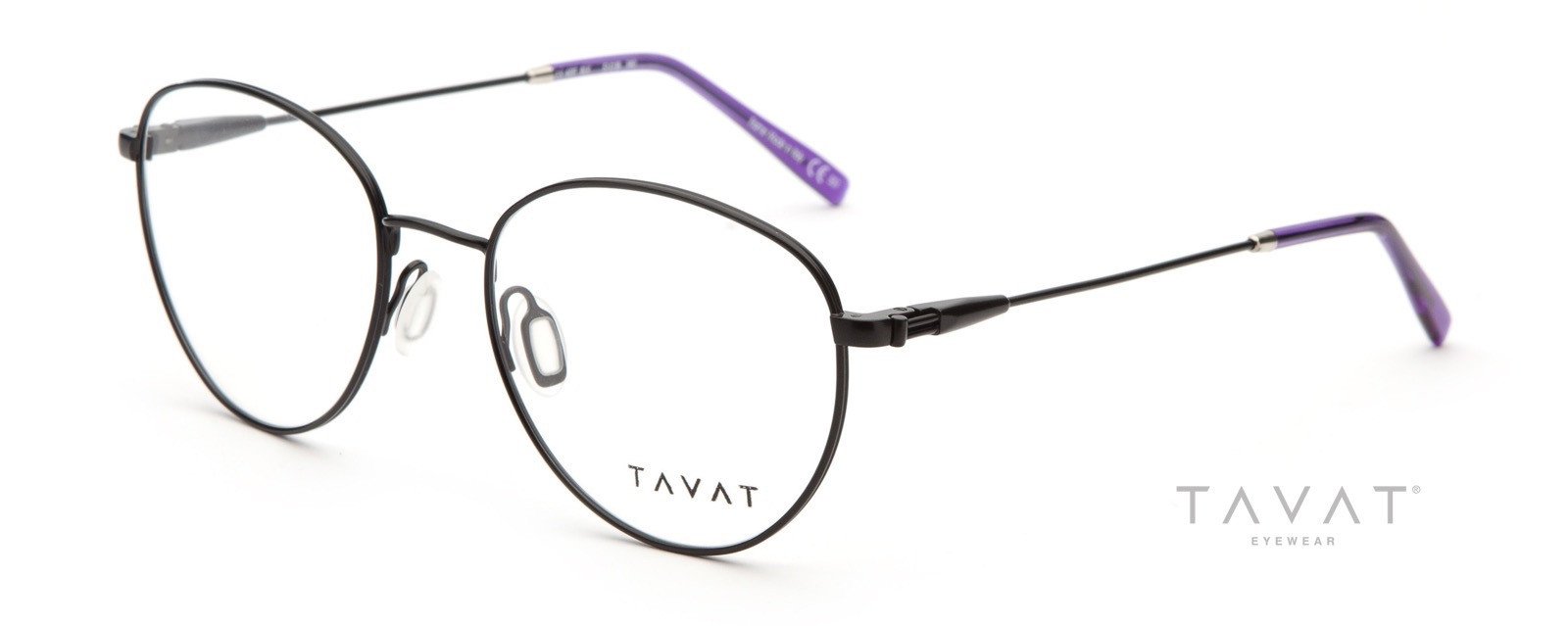 Alexander Daas - Tavat Owain EX401T Eyeglasses - Black Satin - Side View