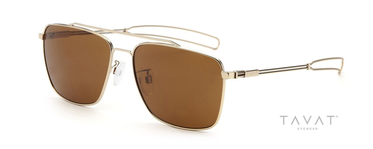 Alexander Daas - Tavat Wingman II Sunglasses - Gold Bronze - Side View