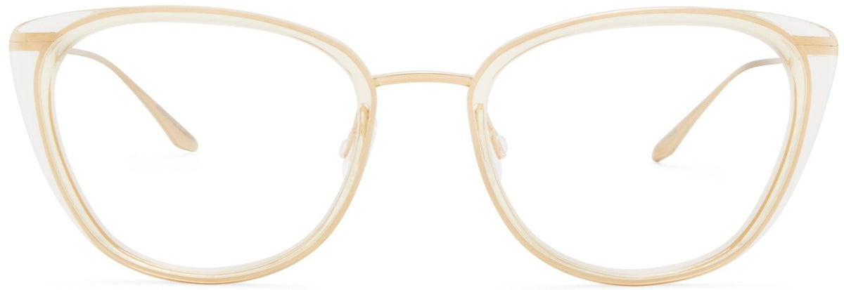 Alexander Daas - The Barton Perreira Endora Eyeglasses - Champagne &amp; Gold - Front View