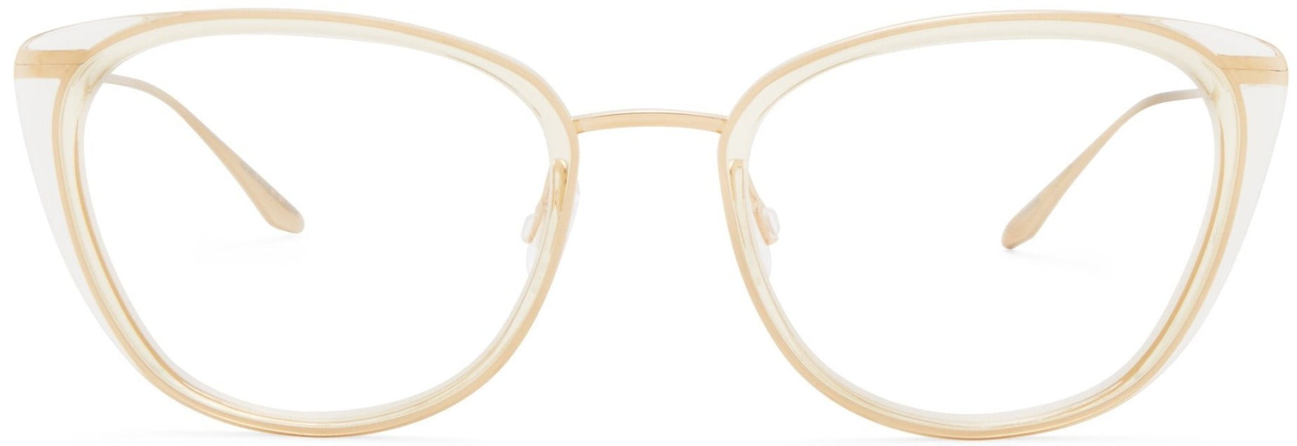 Alexander Daas - The Barton Perreira Endora Eyeglasses - Champagne & Gold - Front View