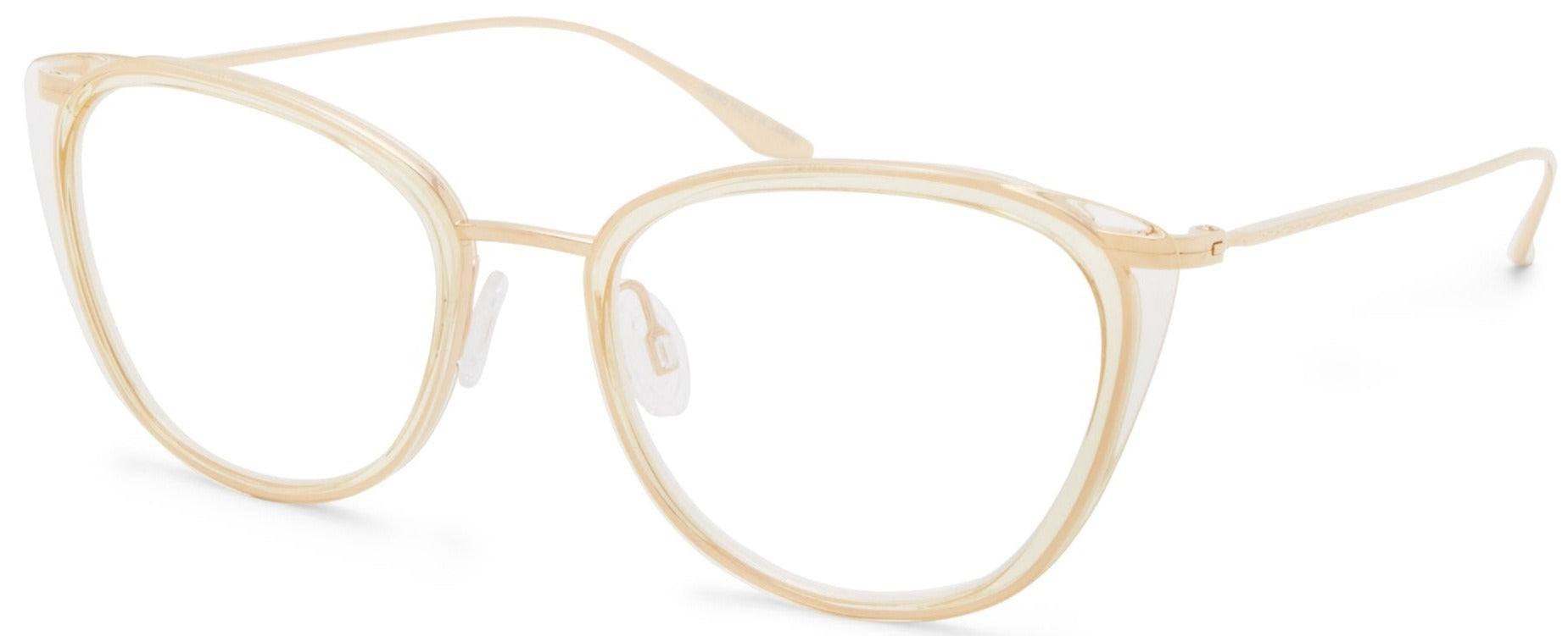 Alexander Daas - The Barton Perreira Endora Eyeglasses - Champagne & Gold - Side View