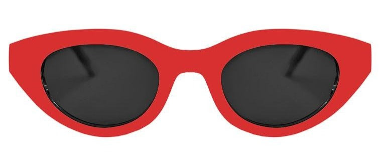 Alexander Daas - Thierry Lasry Acidity Sunglasses - Red & Solid Gray - Front View