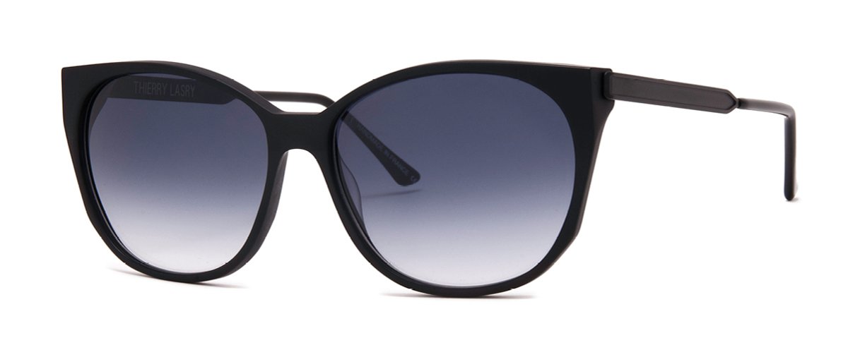 Alexander Daas - Thierry Lasry Blurry Sunglasses - Gray Gradient - Side View