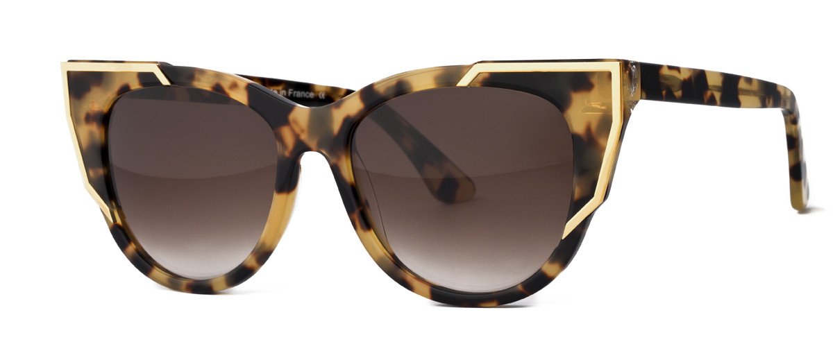 Alexander Daas - Thierry Lasry Butterscotchy Sunglasses - Tortoise &amp; Brown Gradient - Side View