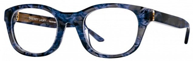 Alexander Daas - Thierry Lasry Chaoty Eyeglasses - Blue - Side View