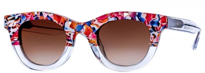 Alexander Daas - Thierry Lasry Consistency Sunglasses - Floral Pattern &amp; Clear - Side View