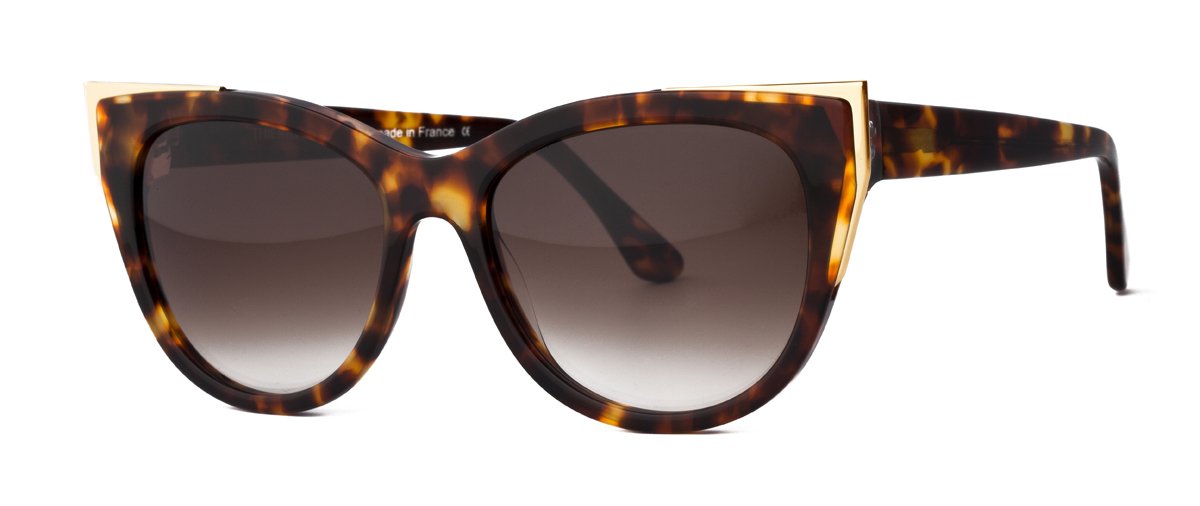 Alexander Daas - Thierry Lasry Epiphany Sunglasses - Tortoise &amp; Brown Gradient - Side View