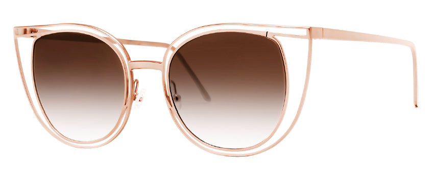 Alexander Daas - Thierry Lasry Eventually Sunglasses - 100 Brown - Side View