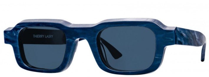 Alexander Daas - Thierry Lasry Flexxxy 078 Sunglasses - Blue Marble - Side View