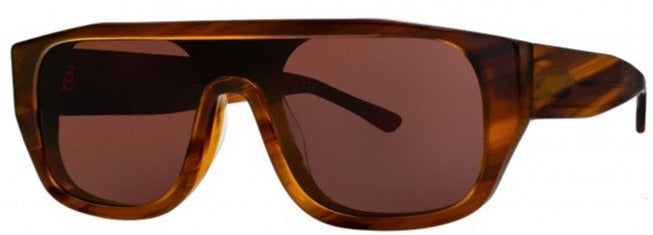 Alexander Daas - Thierry Lasry Klassy Sunglasses - Brown - Side View