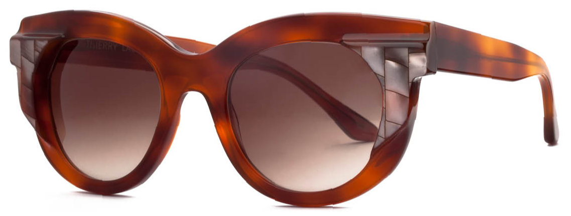 Alexander Daas - Thierry Lasry Slutty Sunglasses - Tortoise with Snakeskin - Side View