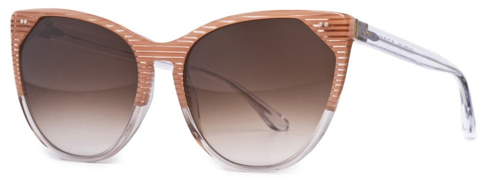 Alexander Daas - Thierry Lasry Swappy Sunglasses - Pink Stripes - Side View