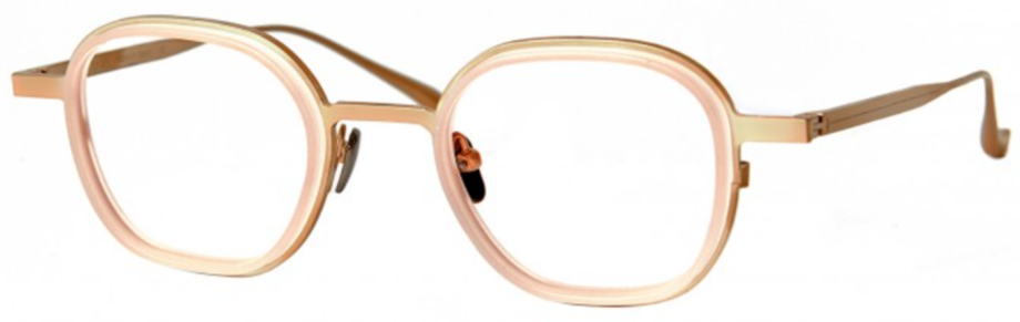 Alexander Daas - Thierry Lasry Trippy Eyeglasses - Gold Metal - Side View