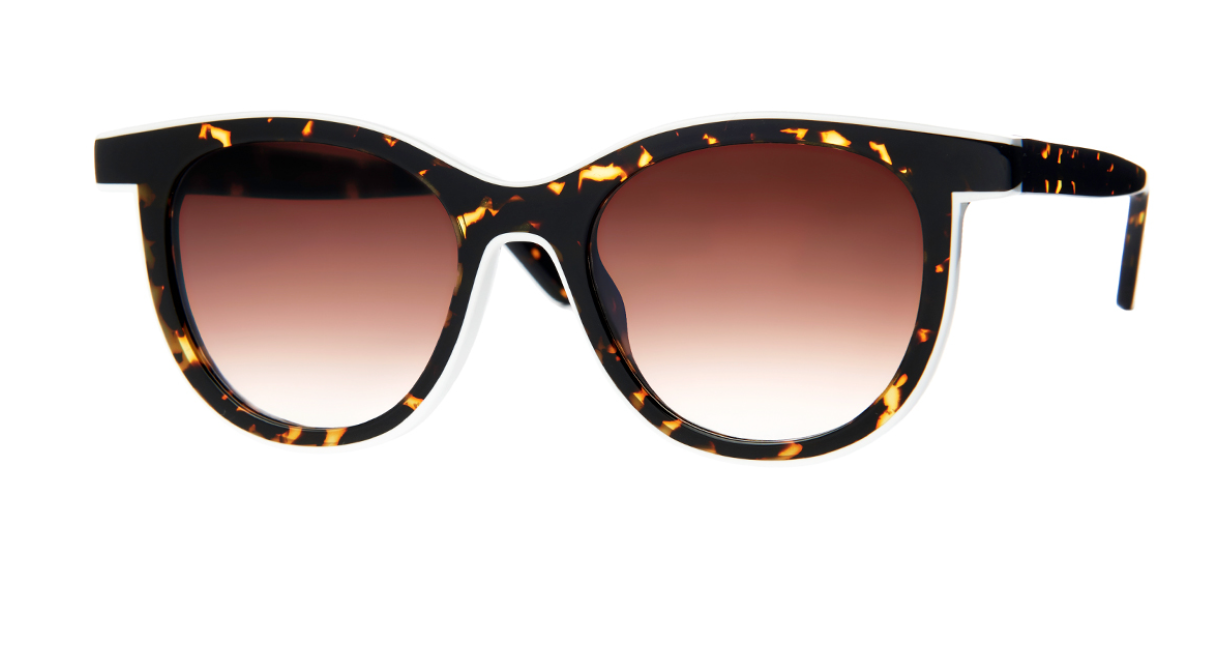 Alexander Daas - Thierry Lasry Vacancy Eyeglasses - Black & Dark Tortoise - Side View