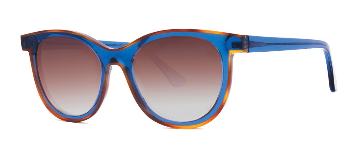 Alexander Daas - Thierry Lasry Vacancy Sunglasses - Blue & Beige - Side View