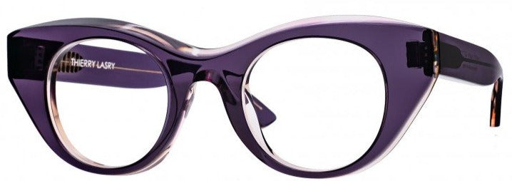Alexander Daas - Thierry Lasry Vanity Eyeglasses - Purple - Side View