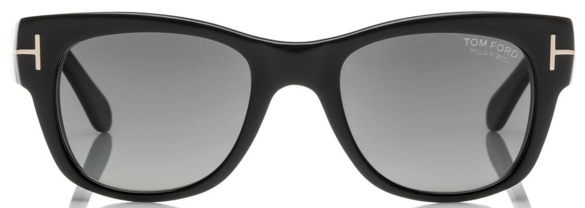 Alexander Daas - Tom Ford Cary FT0058 Polarized Sunglasses - Black - Front View