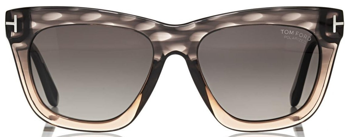 Alexander Daas - Tom Ford Celina FT0361 Sunglasses - Grey Peach - Front View