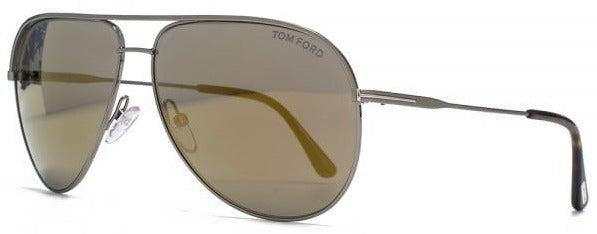 Alexander Daas - Tom Ford Erin FT0466 Sunglasses - Silver & Gold - Side View