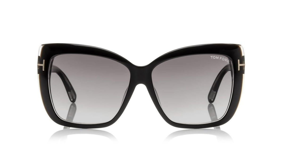 Alexander Daas - Tom Ford Irina FT0390 Sunglasses - Black - Front View