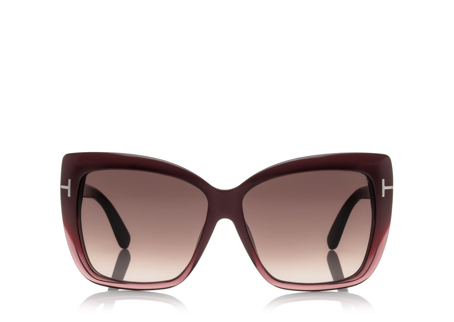 Alexander Daas - Tom Ford Irina FT0390 Sunglasses - Bordeaux - Front View