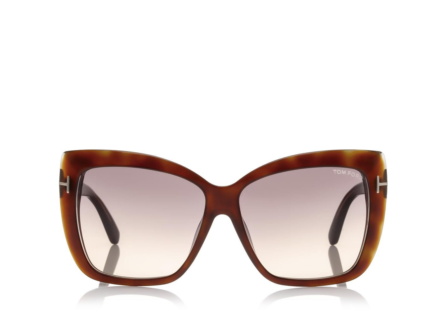 Alexander Daas - Tom Ford Irina FT0390 Sunglasses - Havana - Front View