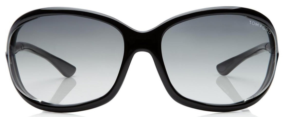 Alexander Daas - Tom Ford Jennifer FT0008 Sunglasses - Black - Front View