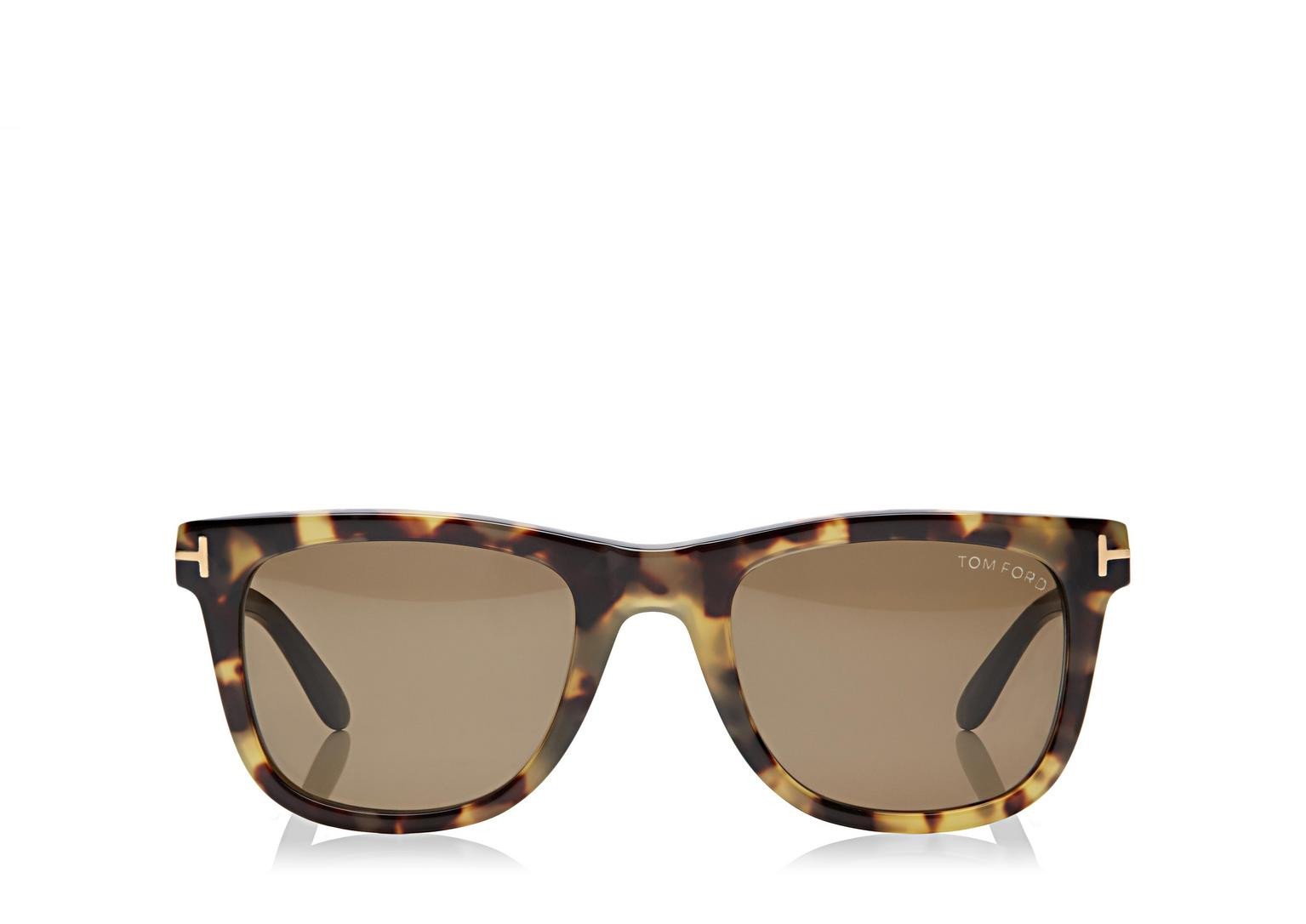 Alexander Daas - Tom Ford Leo FT0336 Sunglasses - Vintage Havana - Front View