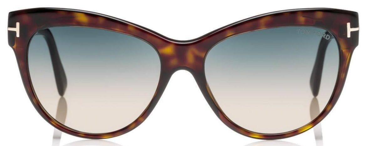 Alexander Daas - Tom Ford Lily FT0430 Sunglasses - Tortoise - Front View