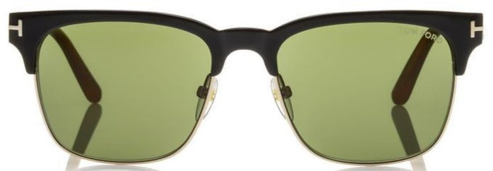 Tom Ford Rectangular Sunglasses TF386 Louis 05N Black/Gold