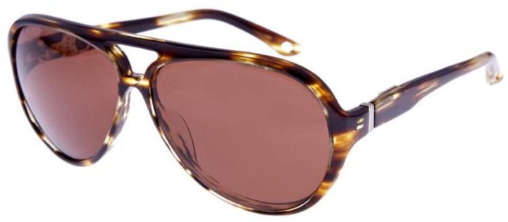 Alexander Daas - Victory Sunglasses - Toffee & Brown - Side View