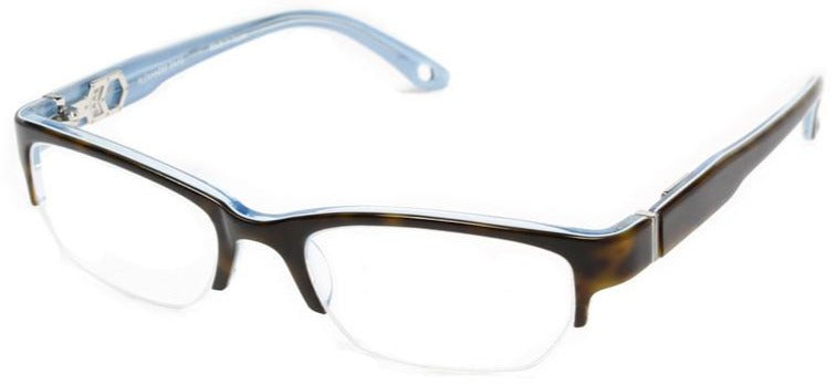 Alexander Daas - Wisdom X 51 Eyeglasses - Dark Tortoise &amp; Sky Blue - Side View