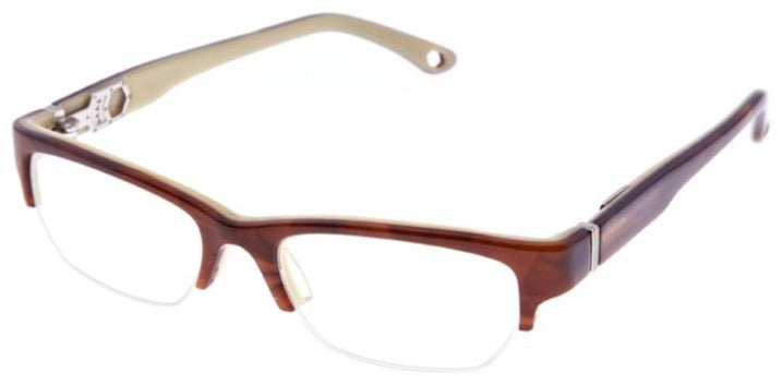 Alexander Daas - Wisdom X Eyeglasses - Light Tortoise & Creme - Side View