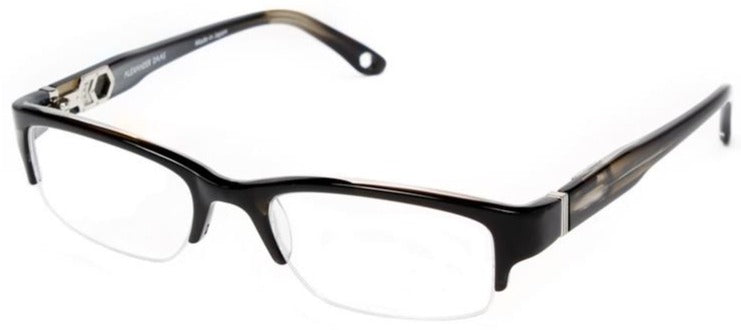 Alexander Daas - Wisdom Y Eyeglasses - Marble Black & Grey - Side View