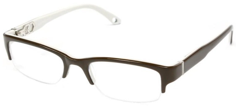 Alexander Daas - Wisdom Y Eyeglasses - Olive &amp; Latte - Side View