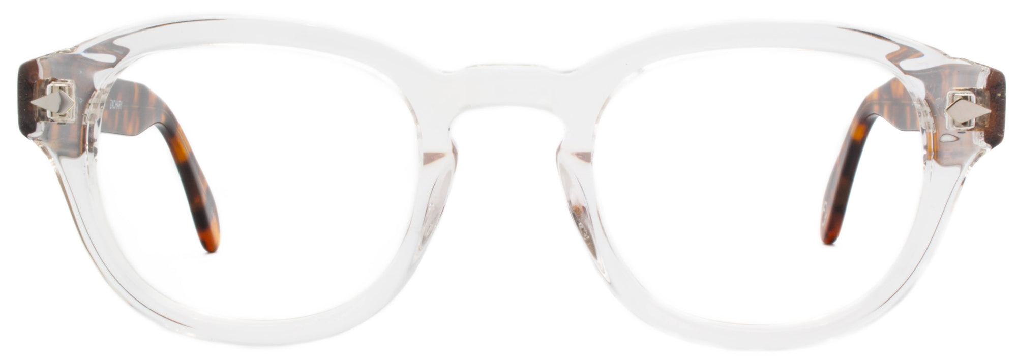 Alexander Daas - Zachary Eyeglasses - Crystal & Tortoise - Front View