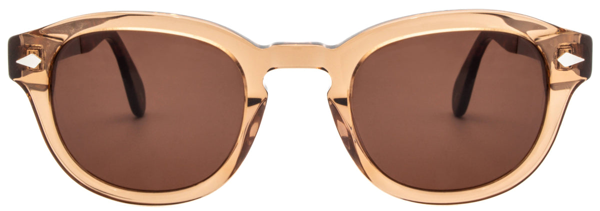 Alexander Daas - Zachary Sunglasses - Cafe Tortoise - Front View