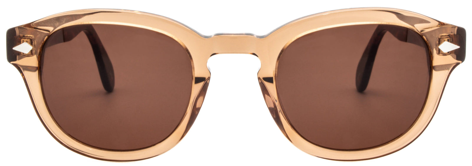 Alexander Daas - Zachary Sunglasses - Cafe Tortoise - Front View