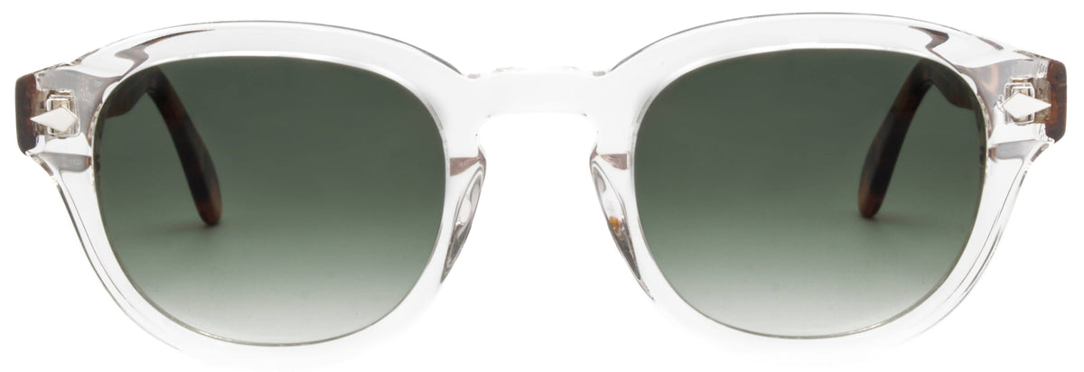 Alexander Daas - Zachary Sunglasses - Crystal & Tortoise - Front View