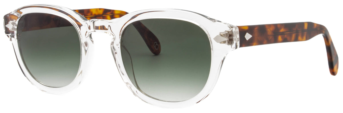 Alexander Daas - Zachary Sunglasses - Crystal & Tortoise - Side View