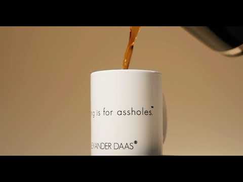Alexander Daas Squinting is for Assholes™ Coffee Mug